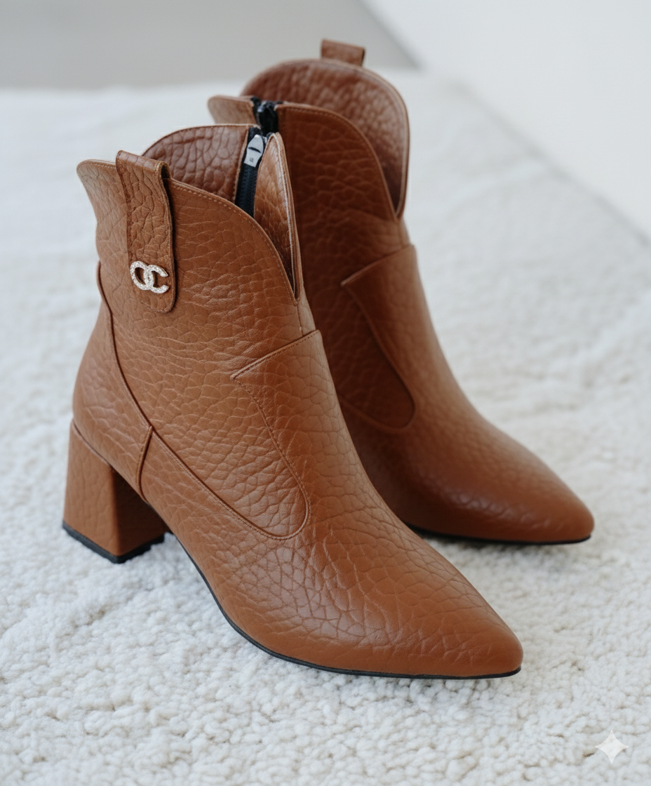 Camel Half-Boot