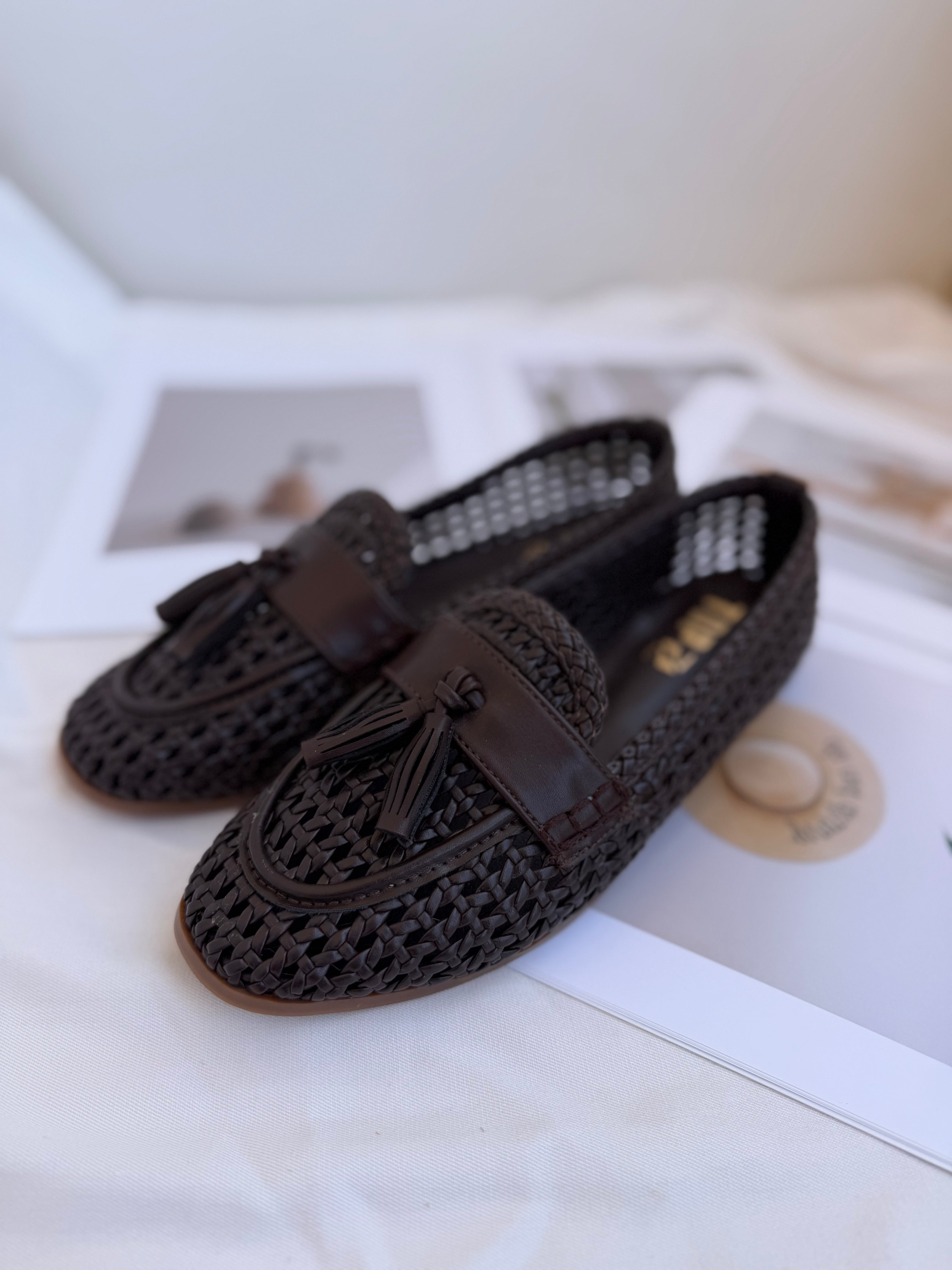 Woven Tassel Loafer
