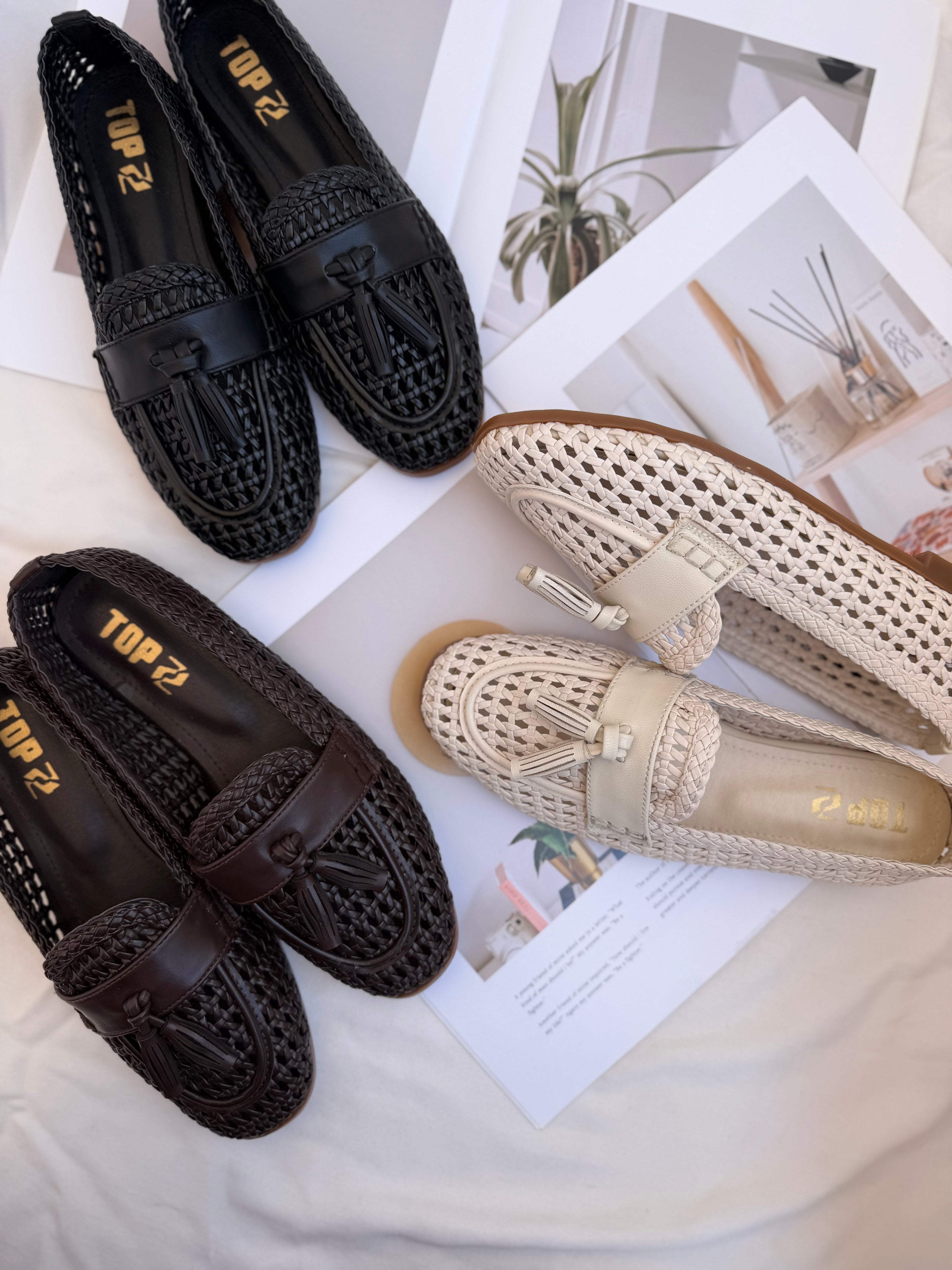 Woven Tassel Loafer