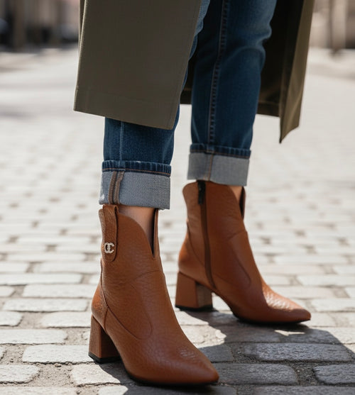 Camel Half-Boot