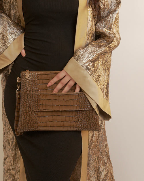 Brown Clutch