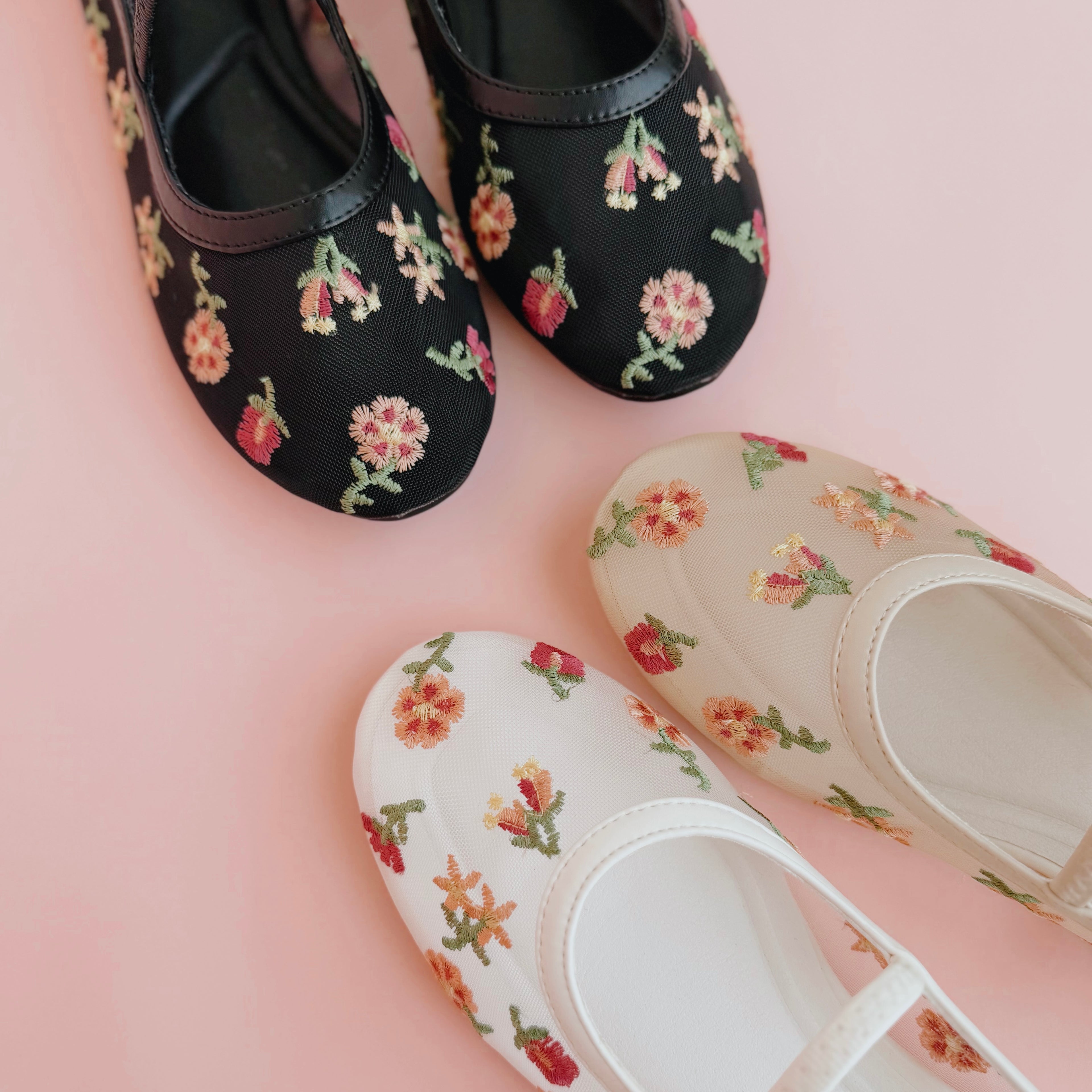 Floral Transparent Ballerina