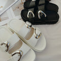 Chunky Buckle Slides