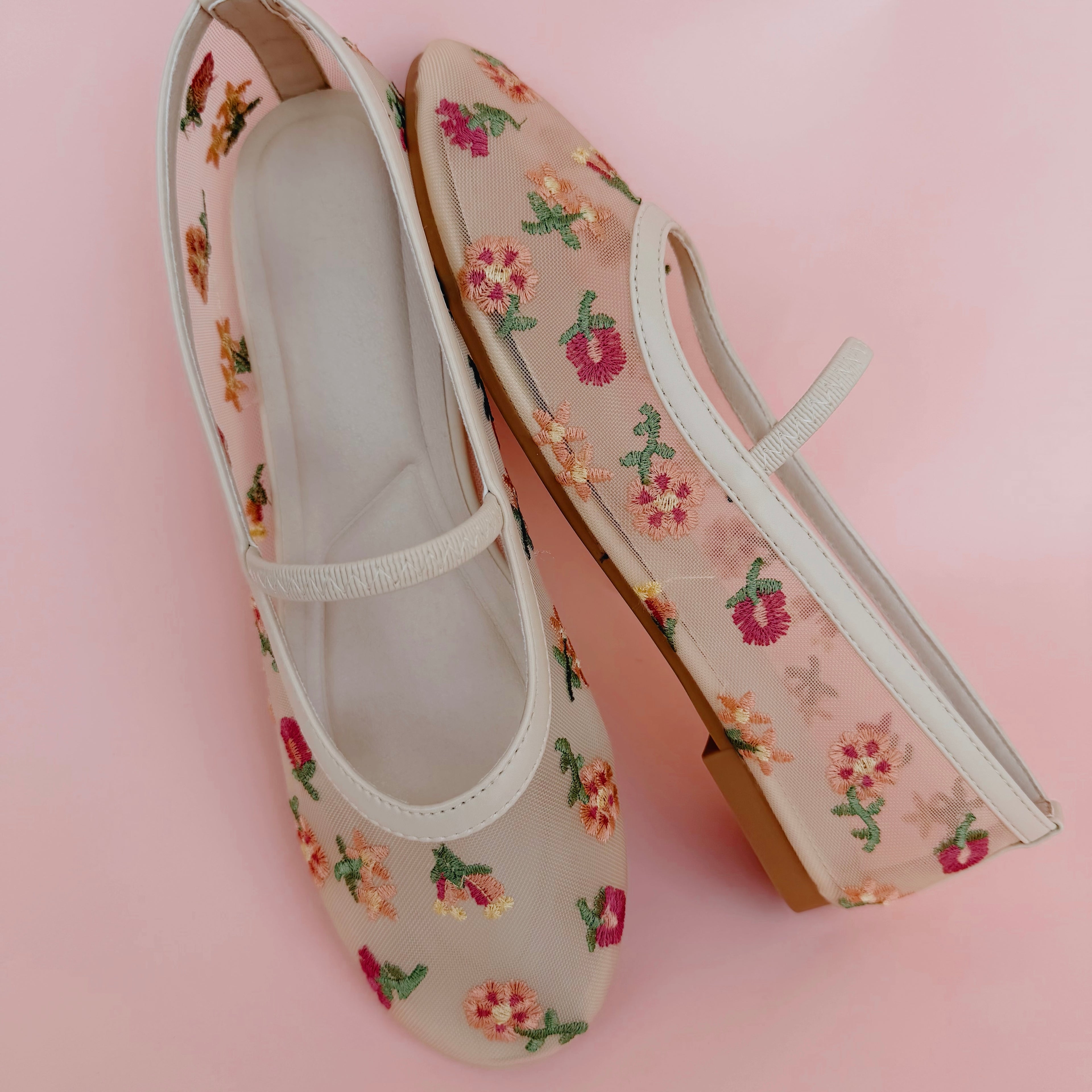 Floral Transparent Ballerina