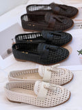Woven Tassel Loafer