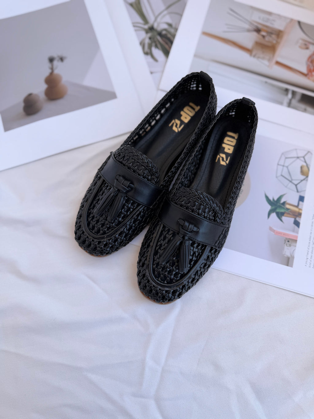 Woven Tassel Loafer