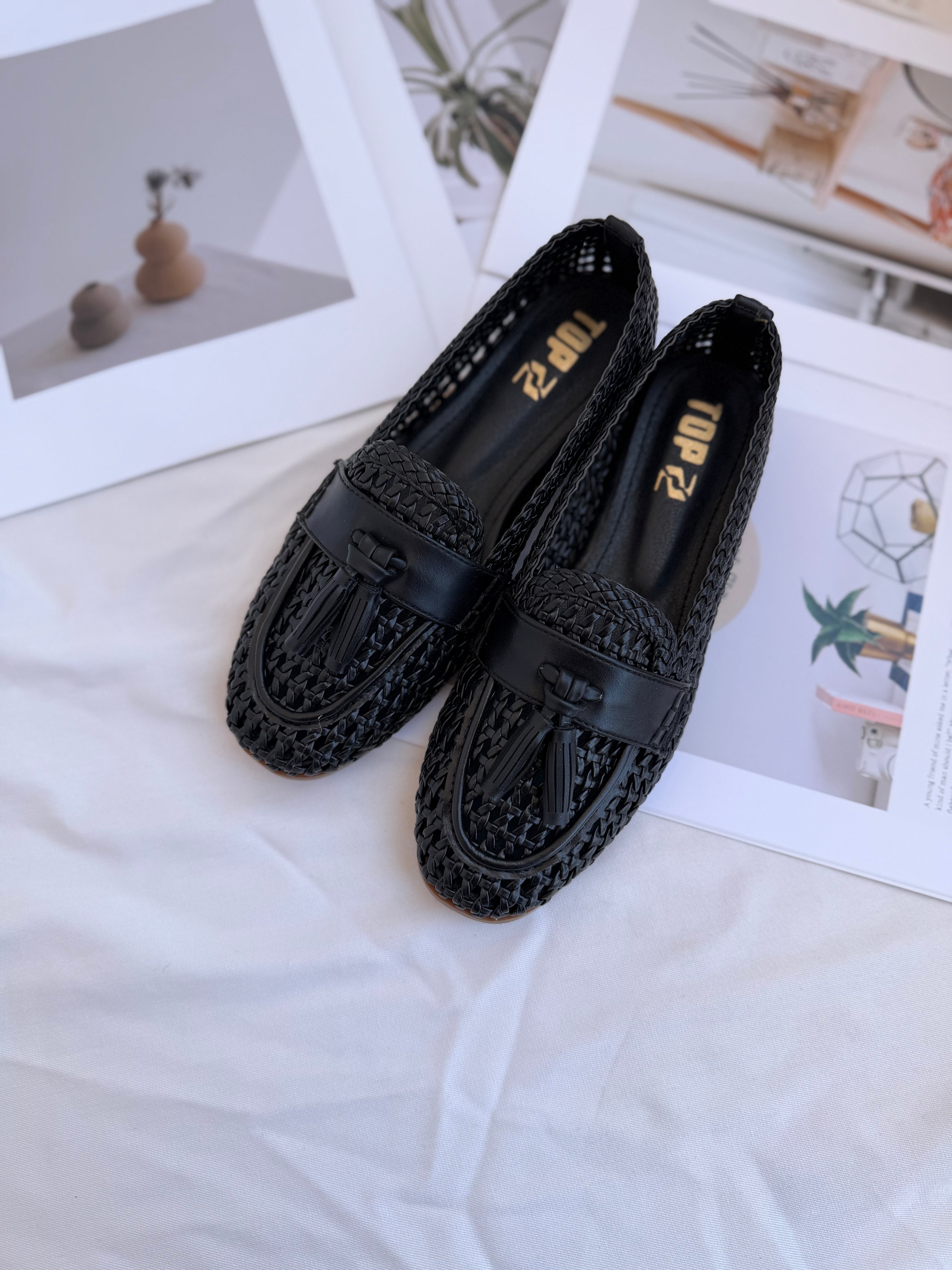 Woven Tassel Loafer