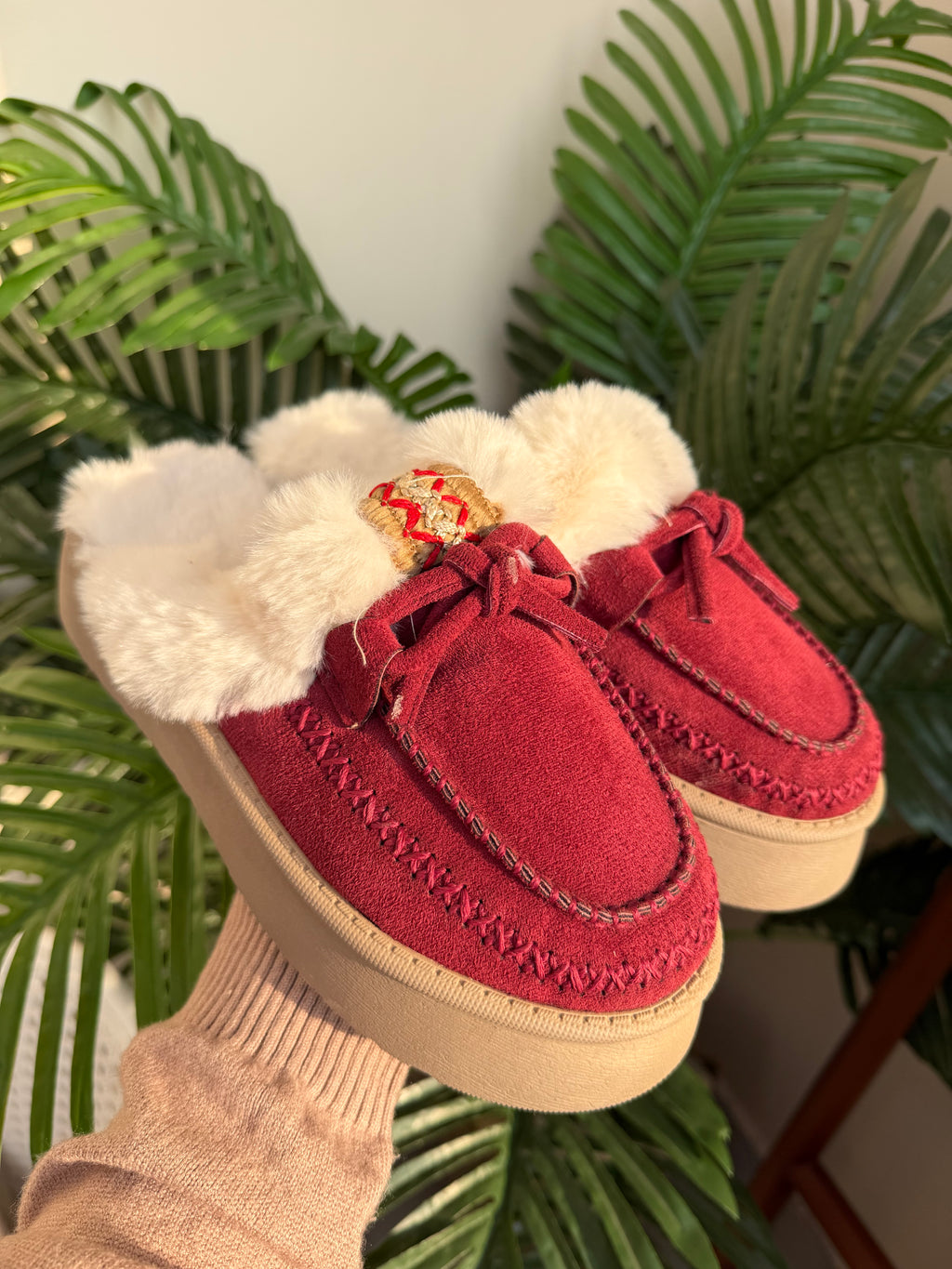 VELVET CLOGS