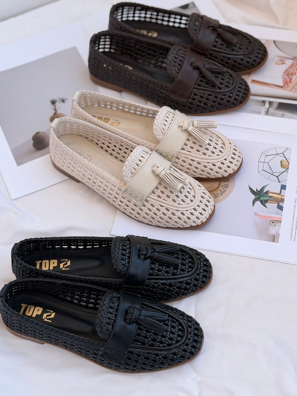 Woven Tassel Loafer