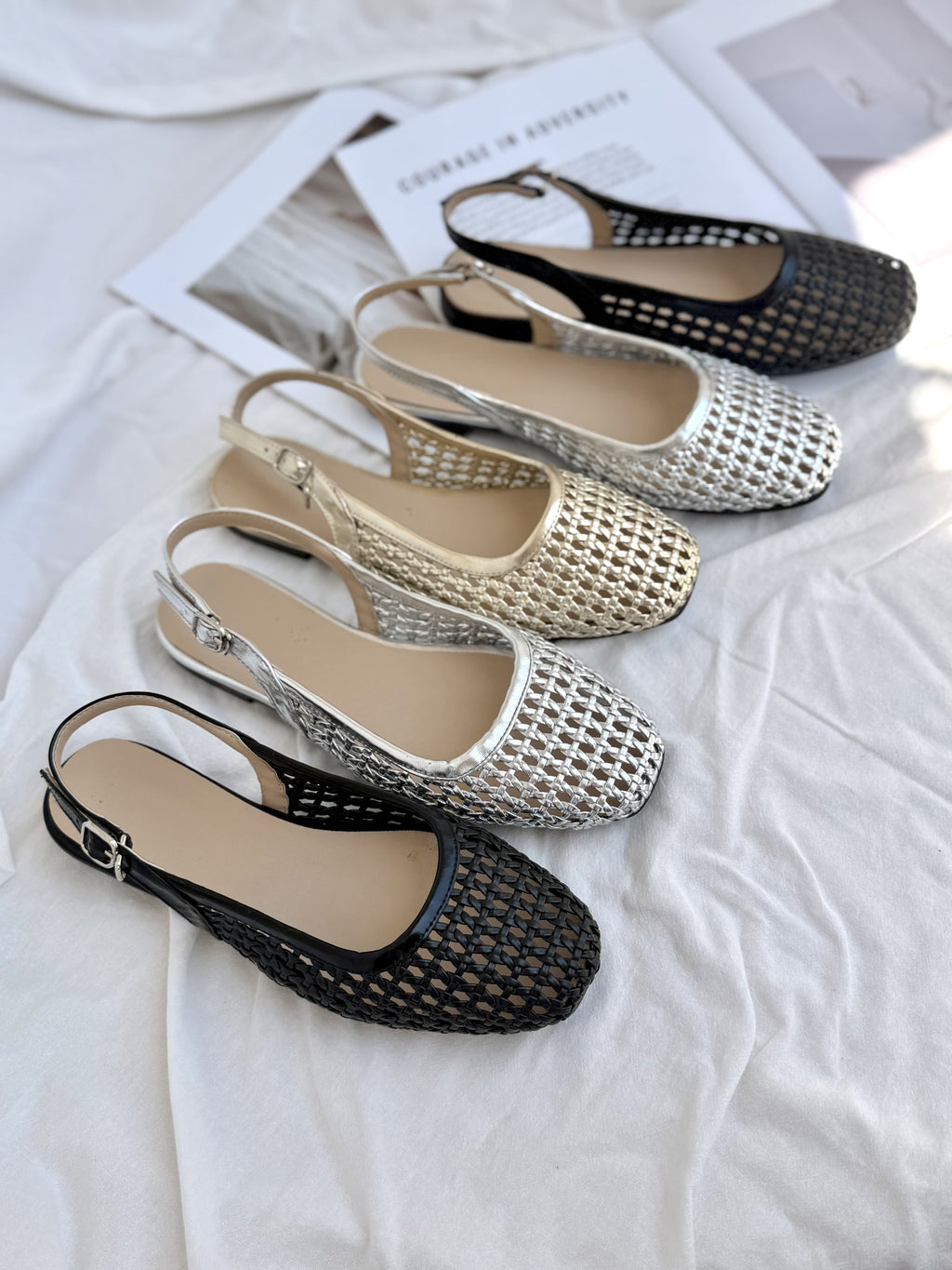Verona Woven Ballerina