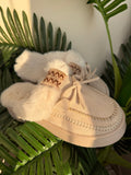 VELVET CLOGS