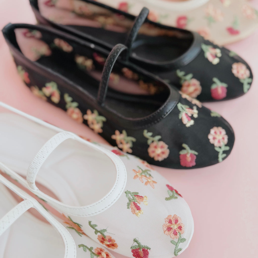 Floral Transparent Ballerina
